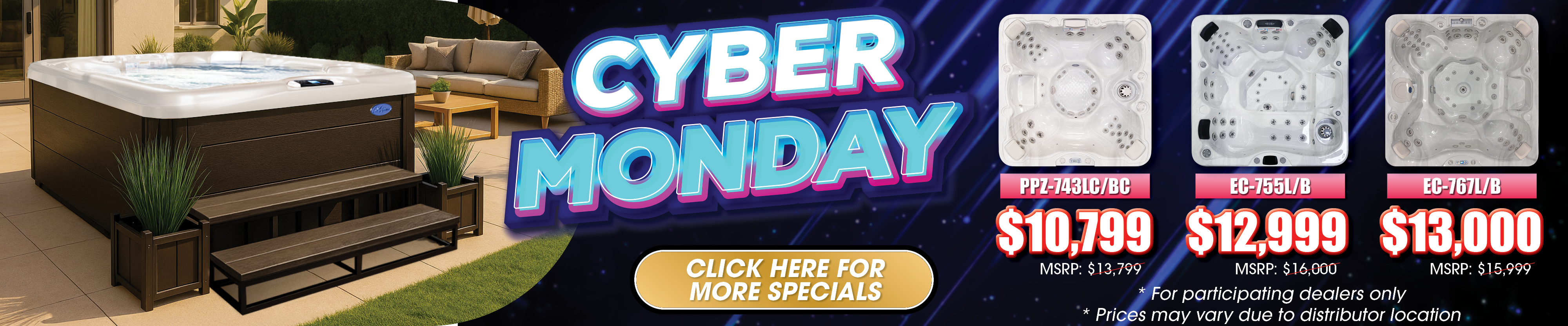 Calspas hot tub being used in a family setting - Visalia