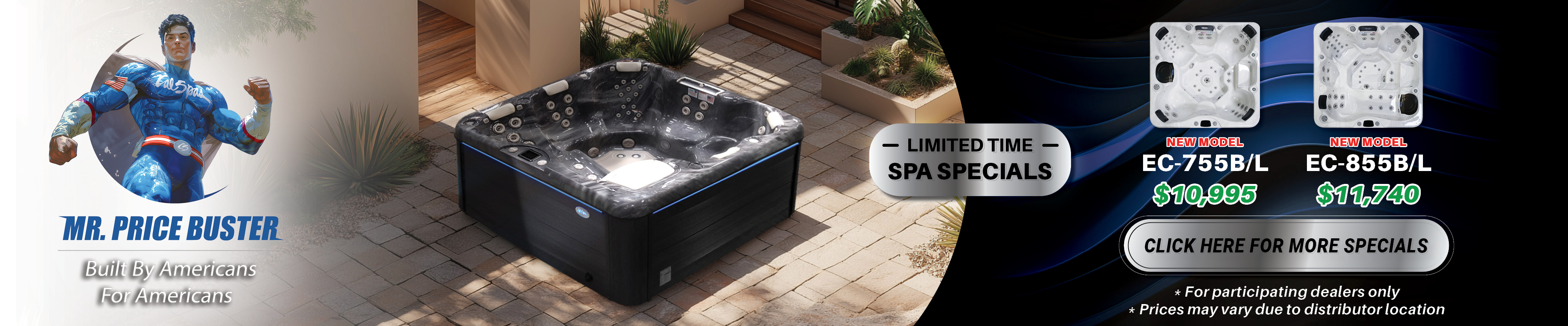 Calspas hot tub being used in a family setting - Visalia